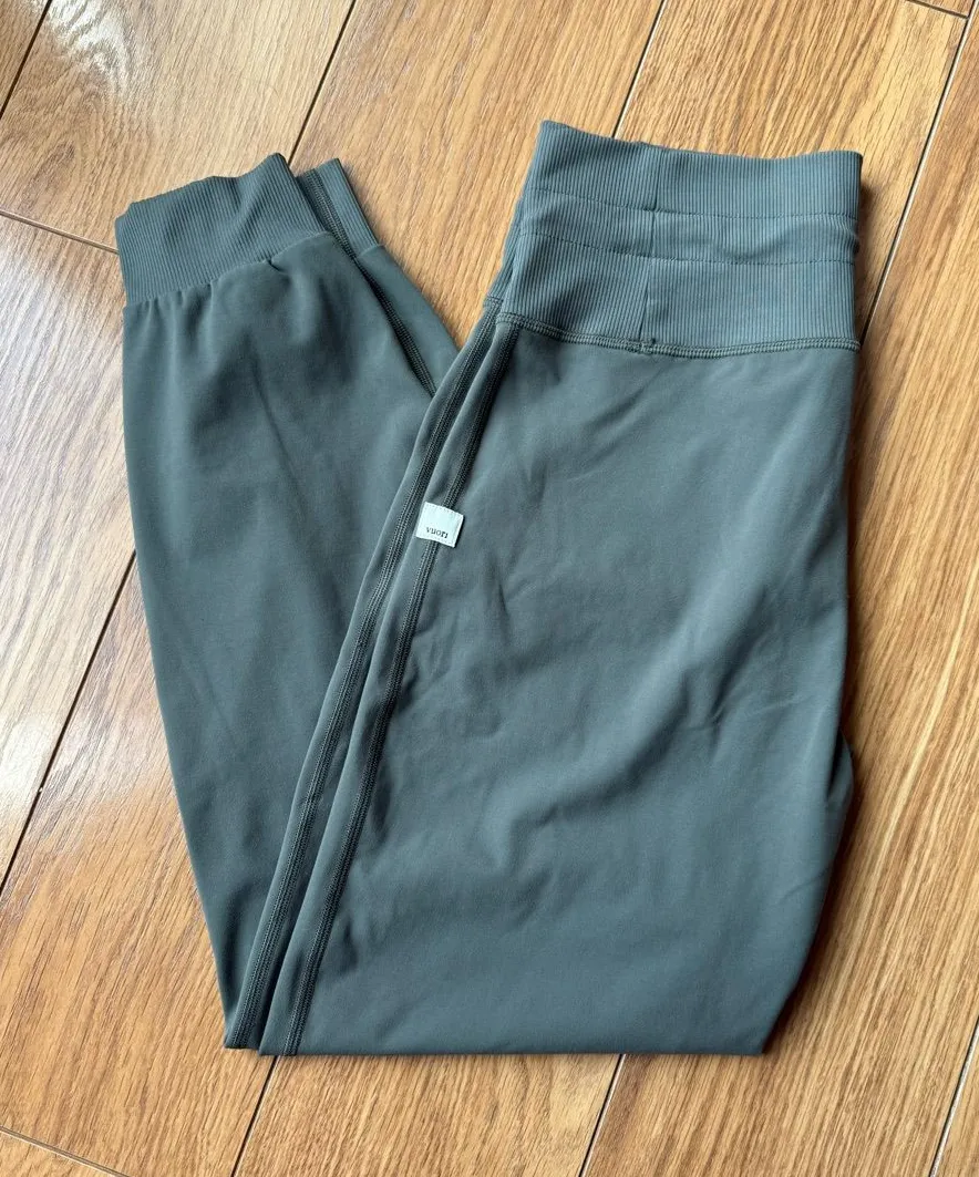 Vuori Olive Green Track Joggers