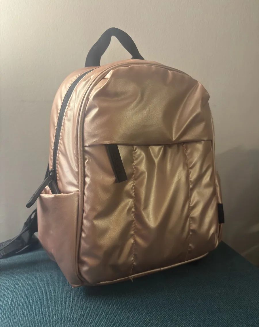 Calpak luka mini backpack in rose gold Pink