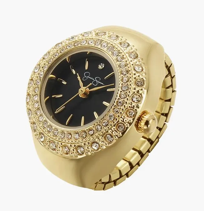 Jessica Simpson stretch ring watch.