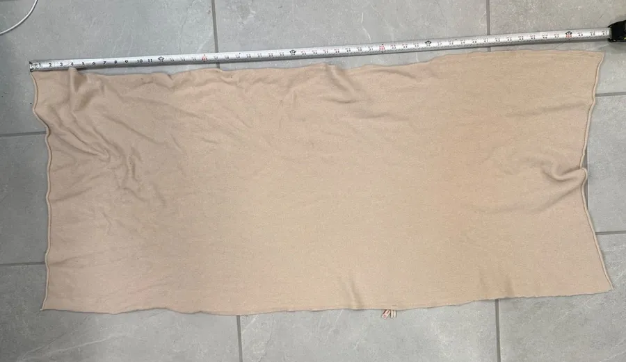Red Envelope 100% Cashmere Scarf Small Tan