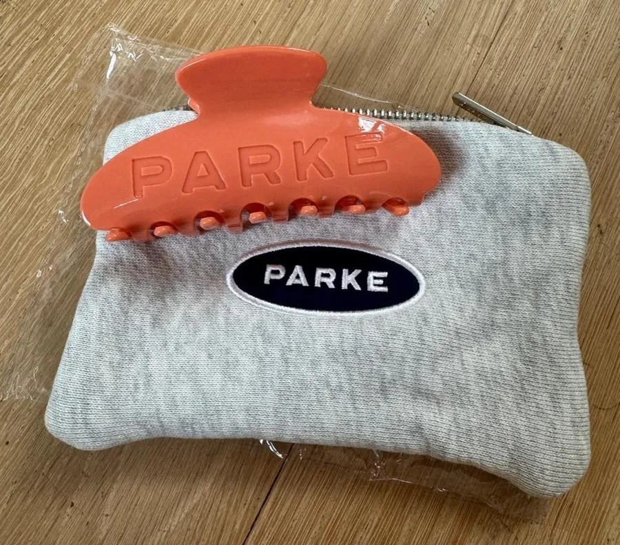 Parke Claw Clip Creamsicle Orange Hair Clip NEW In