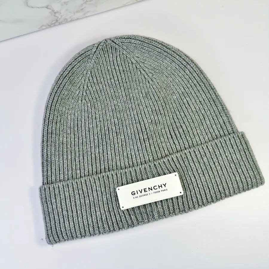 Givenchy Ribbed Cashmere & Wool Beanie