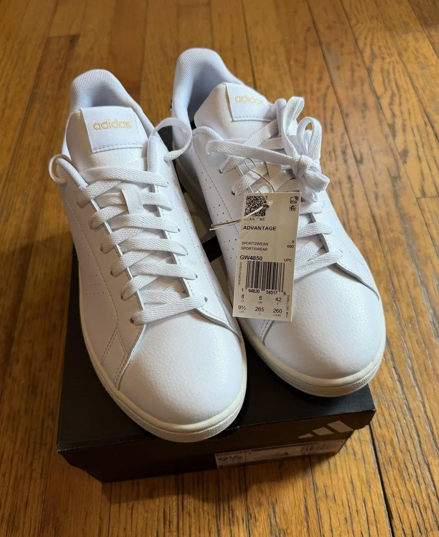Adidas Advantage Womens Cloudfoam Sneakers Sz 9.5 Sneakers