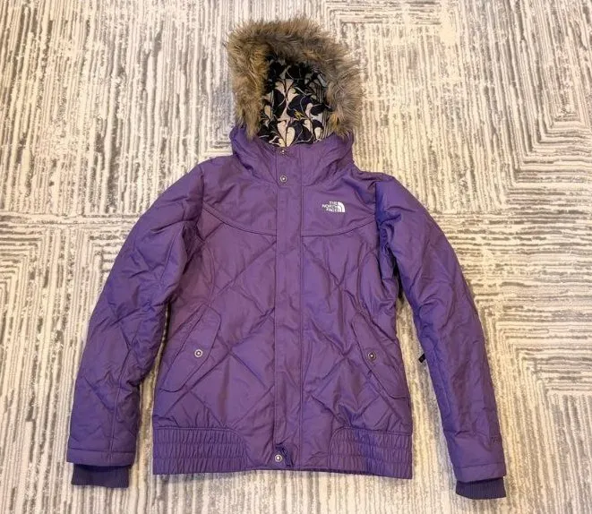 The North Face women's small 550-down fill purple Winter WARM coat MSRP $350.