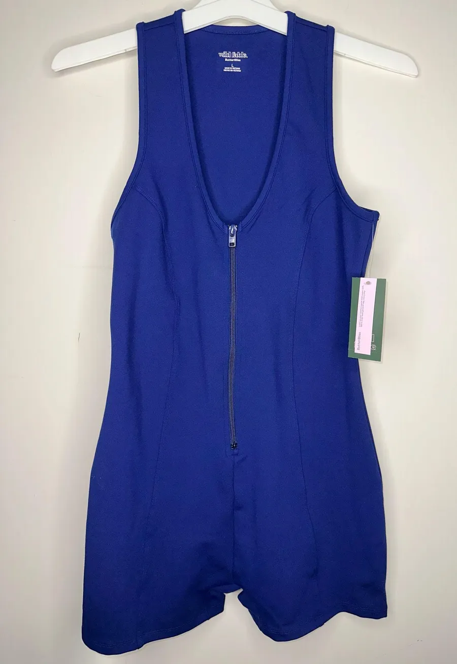 NWT WILD FABLE Butter Bliss Blue Romper