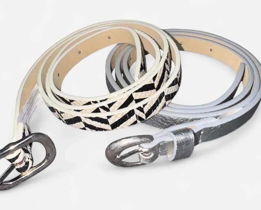 2-Pack of Skinny Fashion Belts from Madden Girl