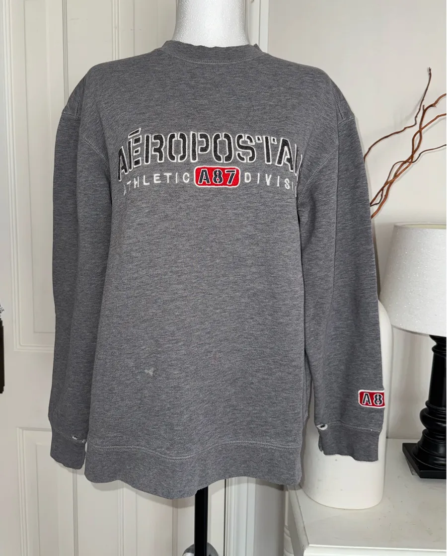Aeropostale Grey Sweatshirt Size XS