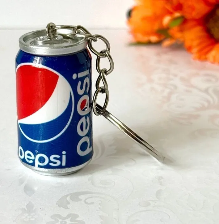 Pepsi Pillbox/Keychain Blue