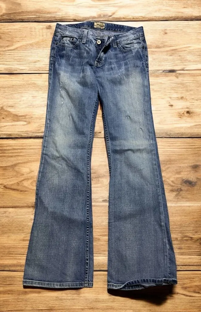 BKE Wide Leg Jeans in Deep Blue #BB5