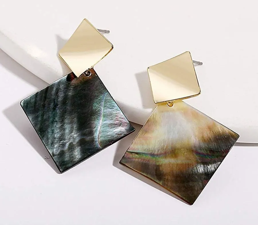 ✨2xHP✨Geometric Statement Earrings ✨ Gold