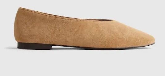 Madewell The Mylie Ballet Flat in Tawny Tan Brown Size 7.5