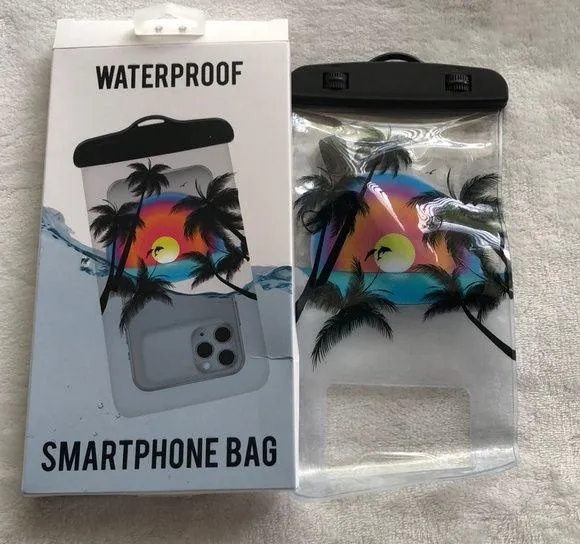 smartphone waterproof bag, touch sensitive