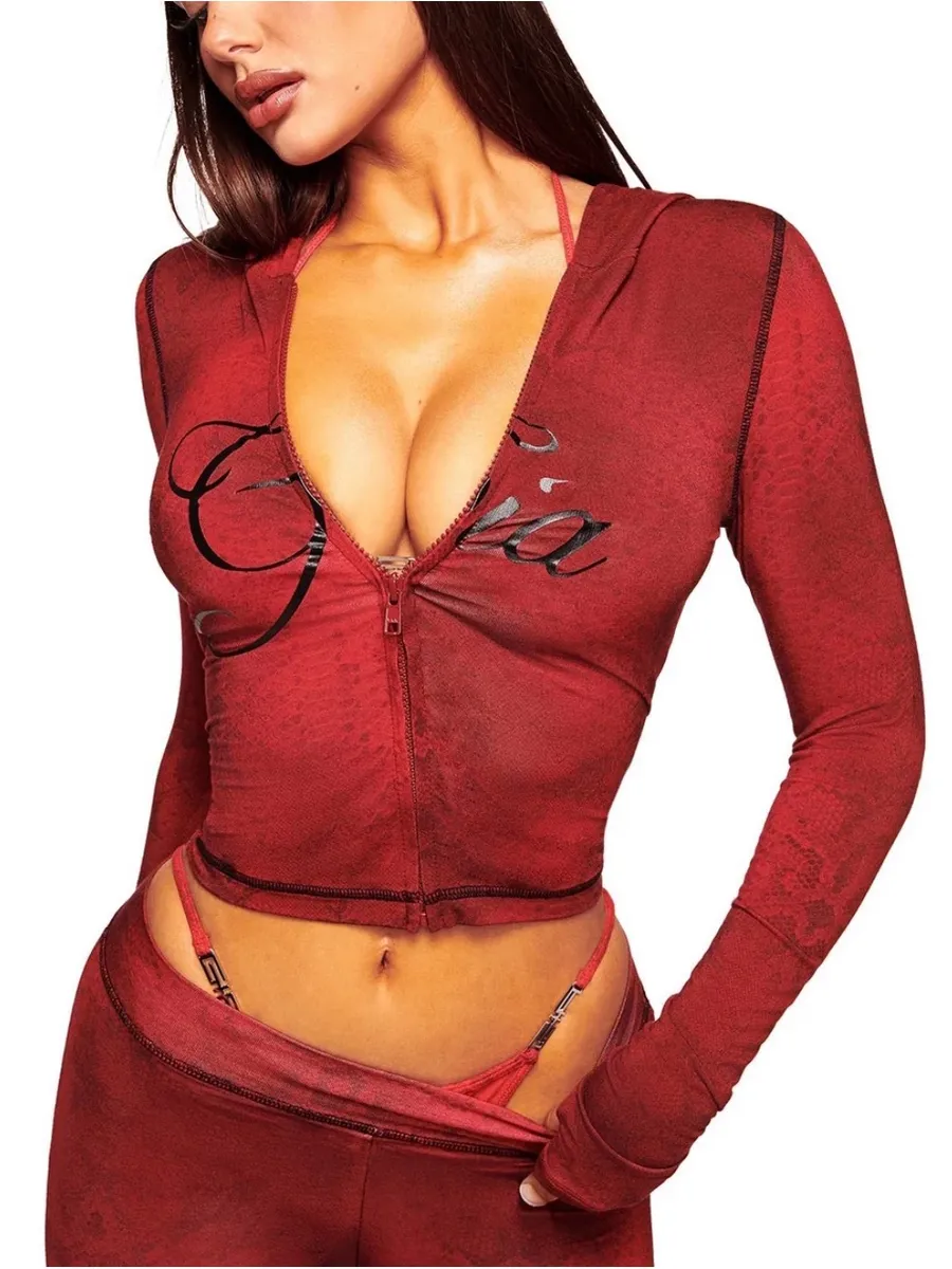 I.AM.GIA Blare Hoodie Red XS NWT IN PACKAGE