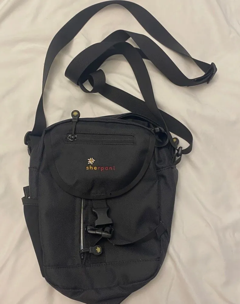 Black Sherpani Crossbody Bag