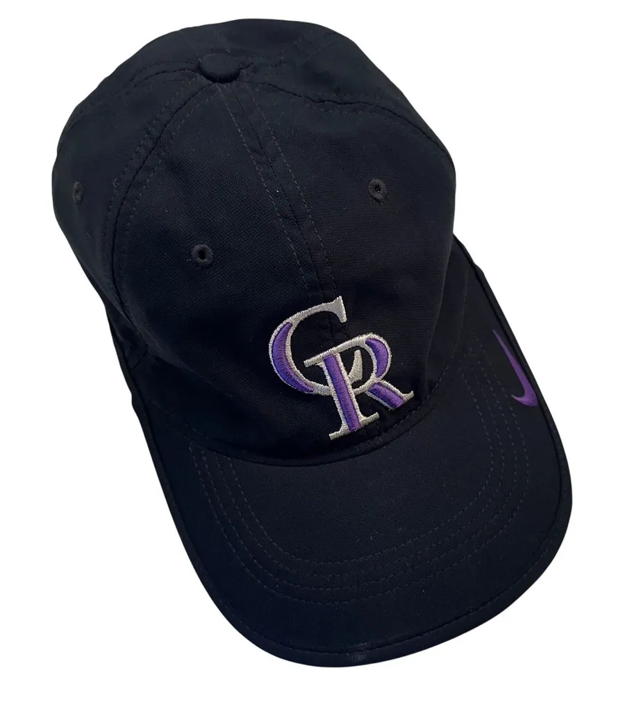 Nike Colorado Rockies MLB Heritage86 Dri-FIT Adjustable Hat Black Cap Licensed