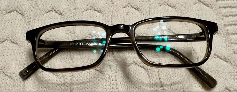 WARBY PARKER WILKIE ACETATE EYEGLASS FRAMES 50-18-145 Brown