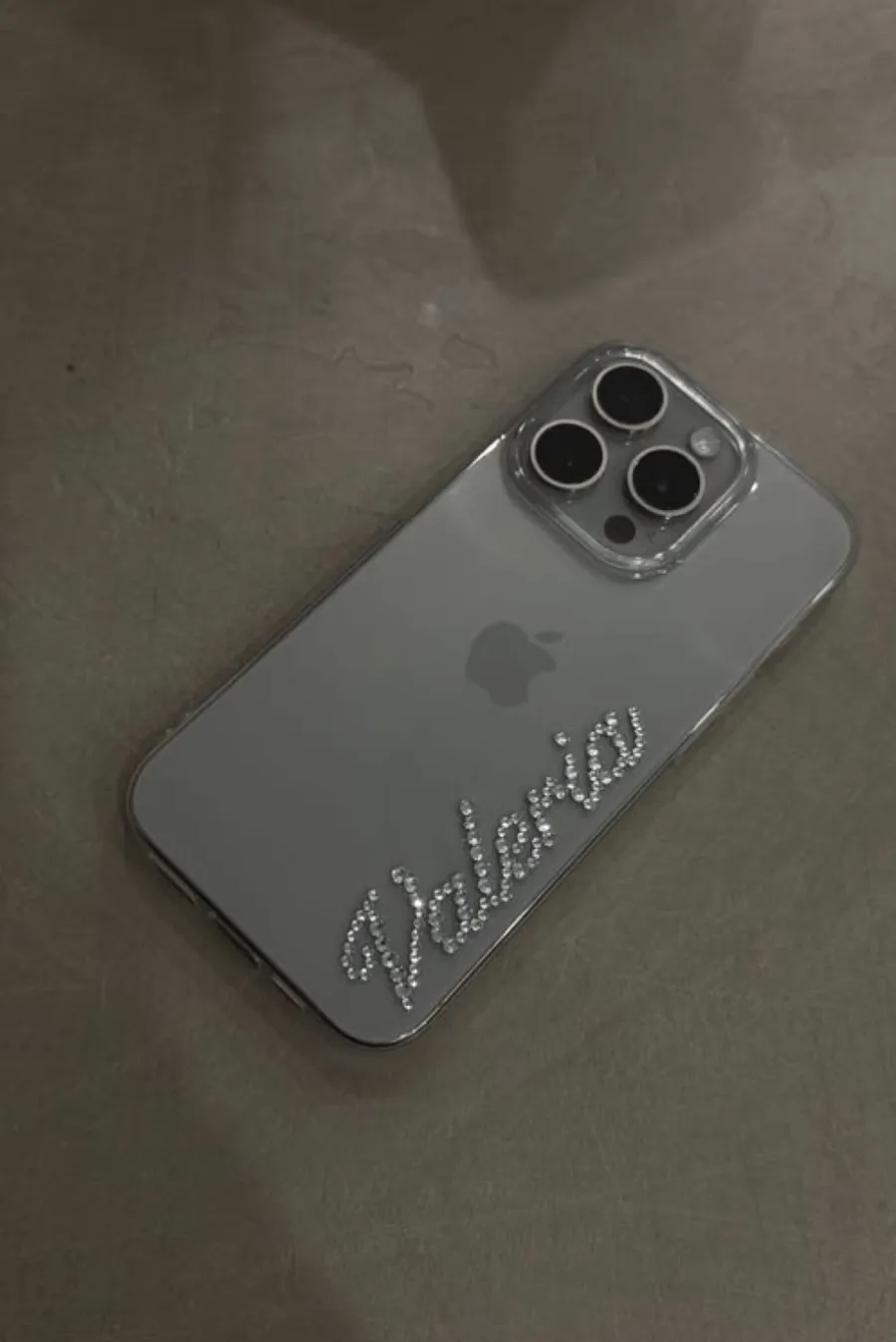Customizeable Phone Case Silver