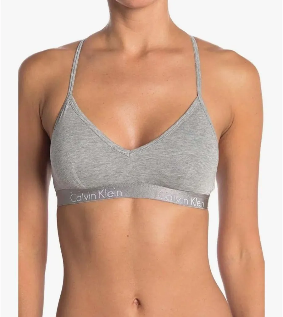 Calvin Klein Gray Racerback Bra
