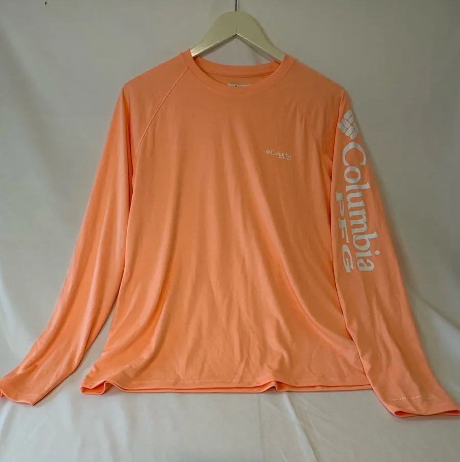 Columbia Long Sleeve Sun Tee in Coral