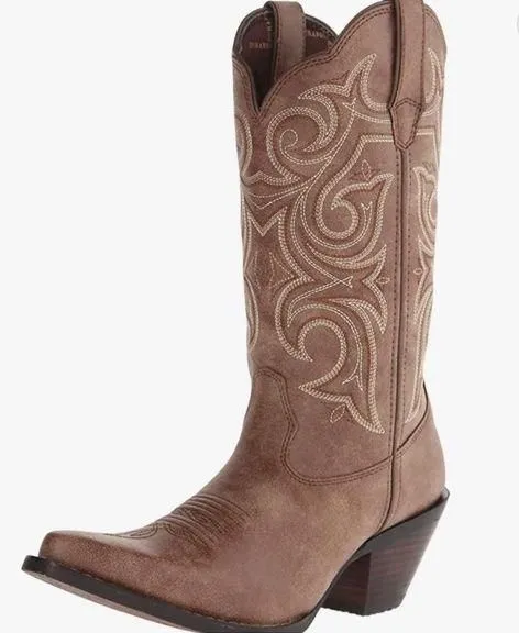 cowboy boots womens 12” lifestyle brown