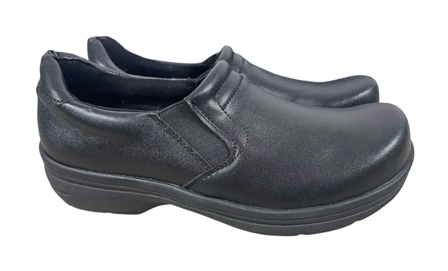 Easy Works Bind Womens 7M Black Slip Resistant Work Clogs Size 7