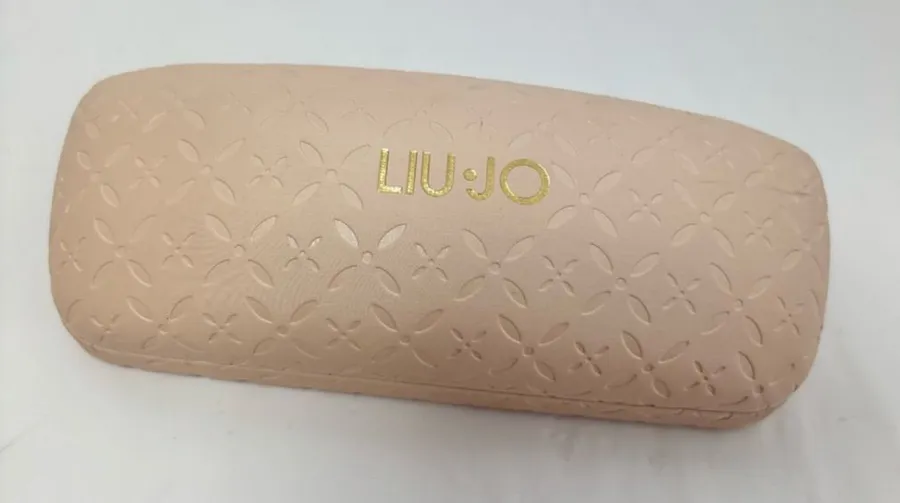 LIU·JO Beige Clamshell Glasses Case