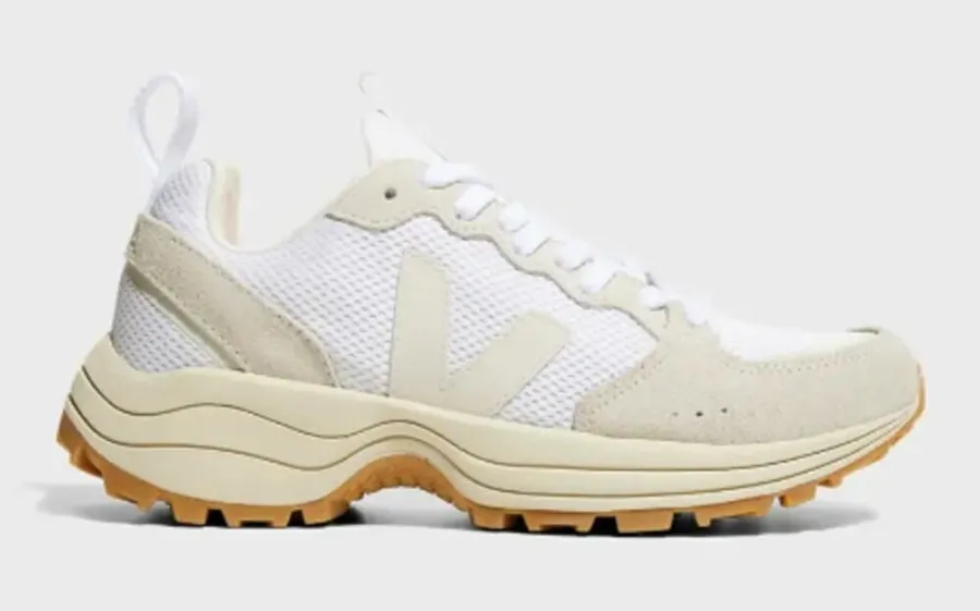 Venturi Bicolor Suede Running Sneakers Women's 9 White Natural Trainers