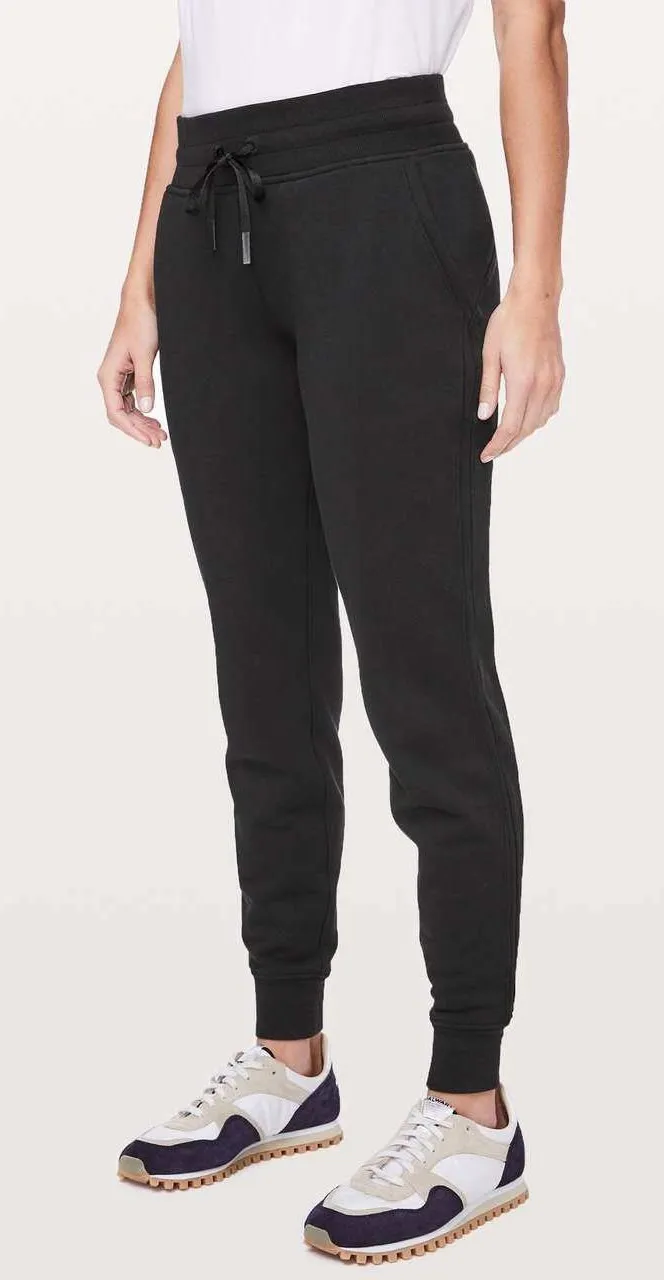 Lululemon Warm Down Jogger II 28 Black Sweatpants Size 8 LW5BSDS