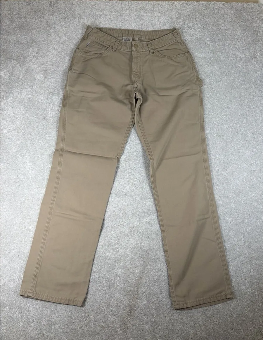 womens CARHARTT FR CANVAS JEAN WFRB159-GKH 12x34