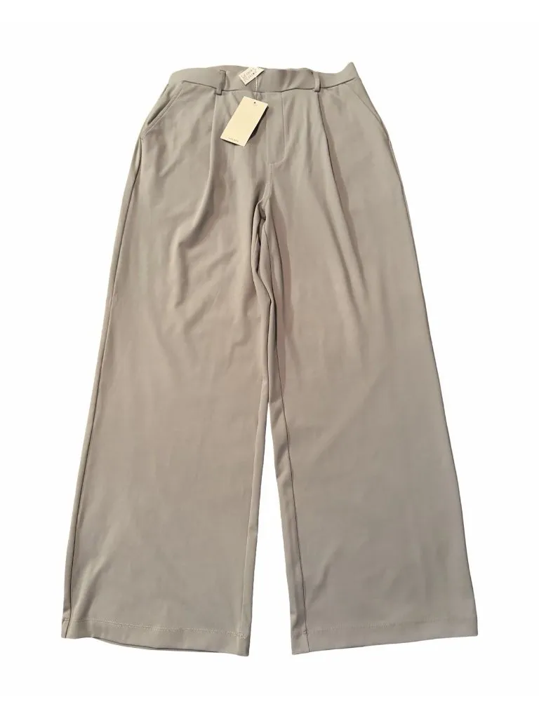 New Halara Play It My Way Green Wide Leg Women's Pant Size Large Office Work