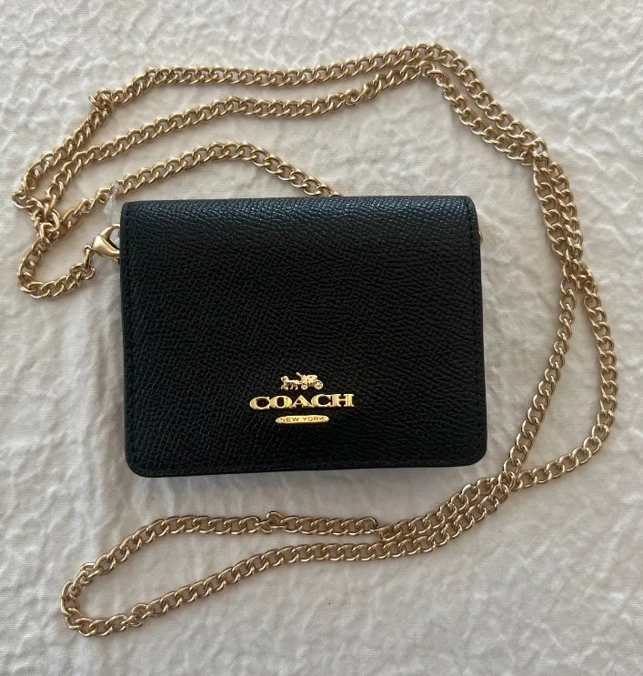 Coach Mini Wallet on Chain/Crossbody Purse - New!