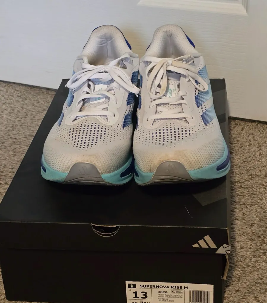 Adidas Supernova Men's Rise Running Shoes No Insoles Pre-owned