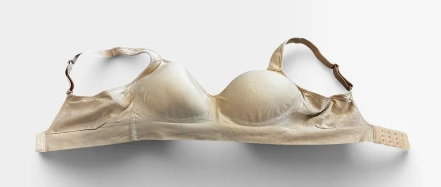 Shapermint Essentials Wireless Bra M/M Beige Everyday Comfort Support Tan Size M