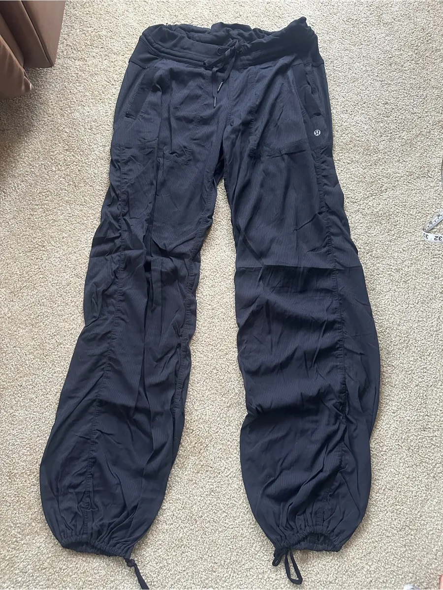 lululemon athletica Black Drawstring Track Joggers
