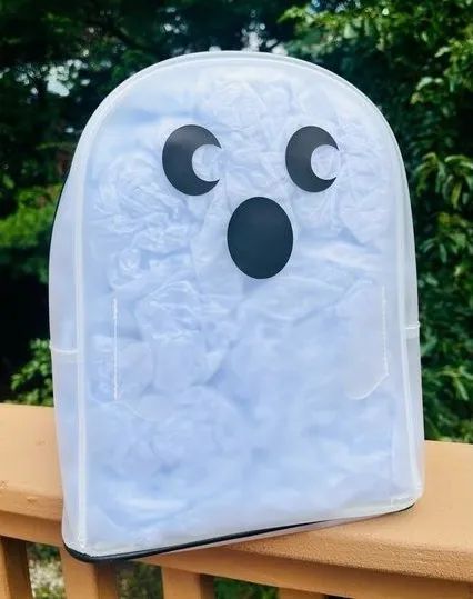 Clear Ghost Mini Backpack NWT Black
