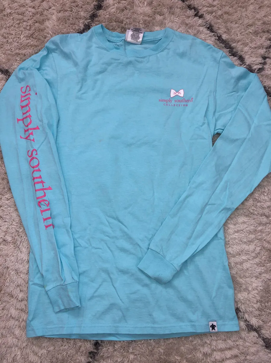 Blue Long Sleeve T-shirt