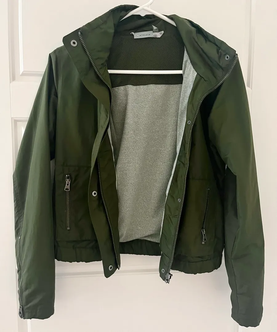 Olive Green Water Repellent Jacket