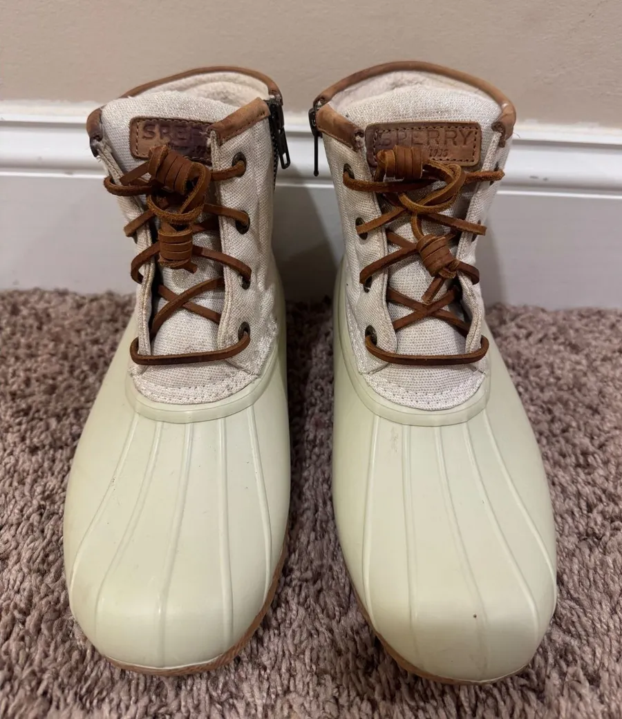 Sperry Saltwater Duck Boots Size 6.5