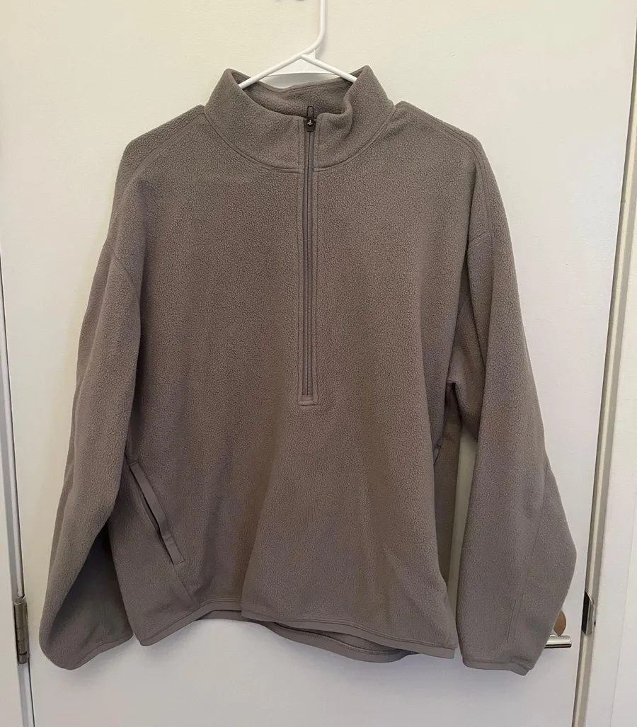 Lululemon Gray Half-Zip Sweatshirt
