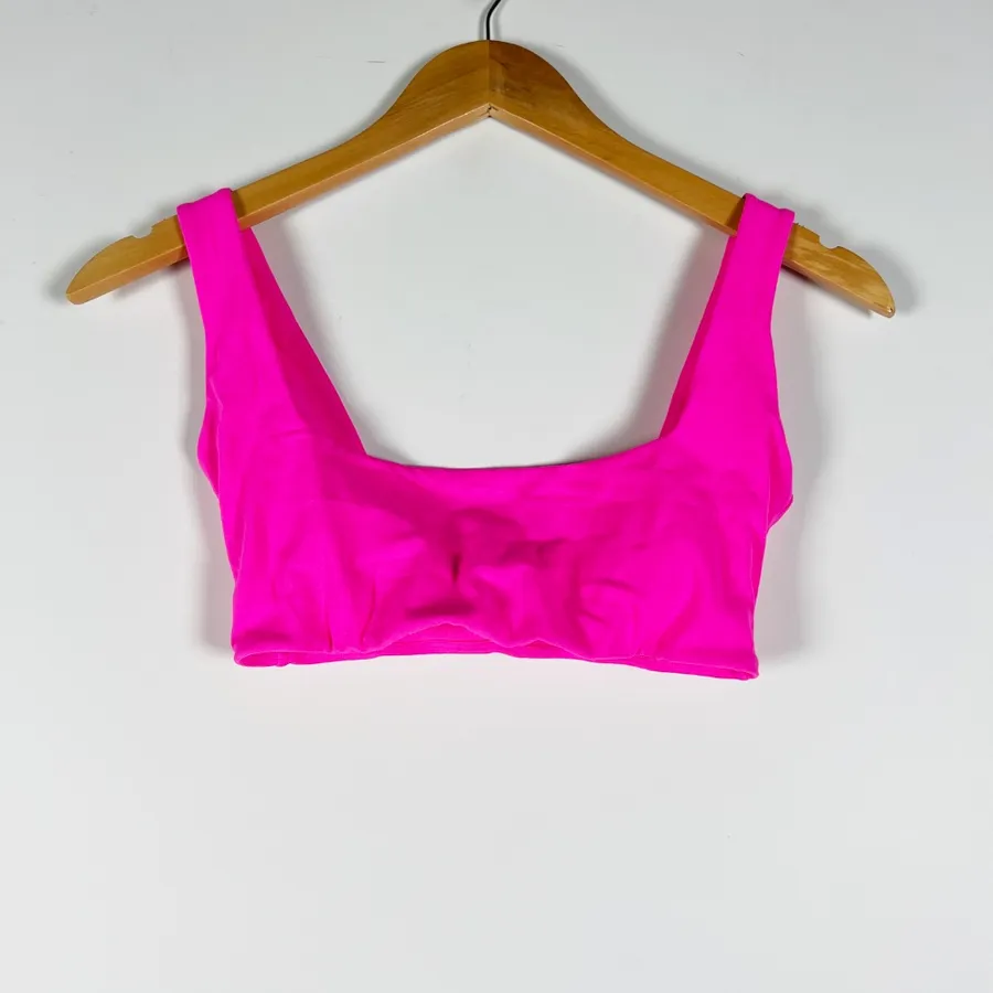 Free People FP Movement Epic Mini Low Impact Athletic Sports Bra Hot Pink Small