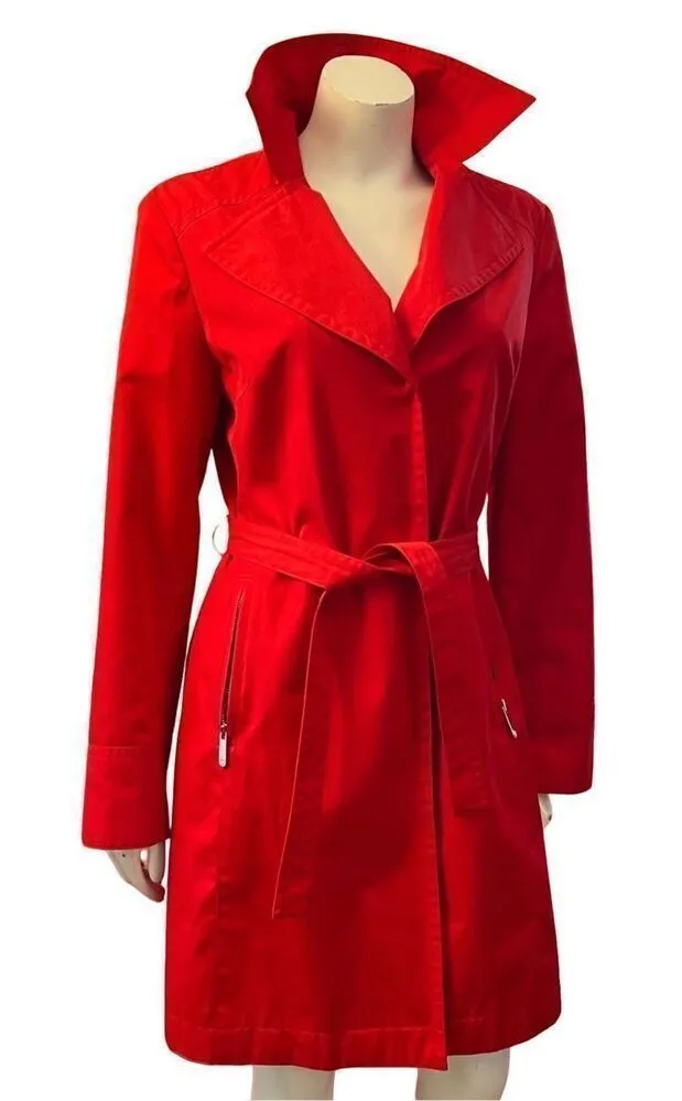 Michael Kors Trench Coat jacket Size M