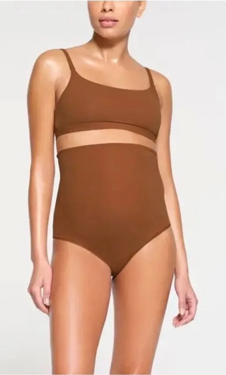 Skims Skims Fits Everybody Nursing Scoop Bralette Bronze 4X NWT