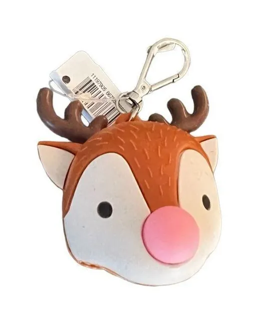 Bath & Body Works Christmas Reindeer Holder Keychain