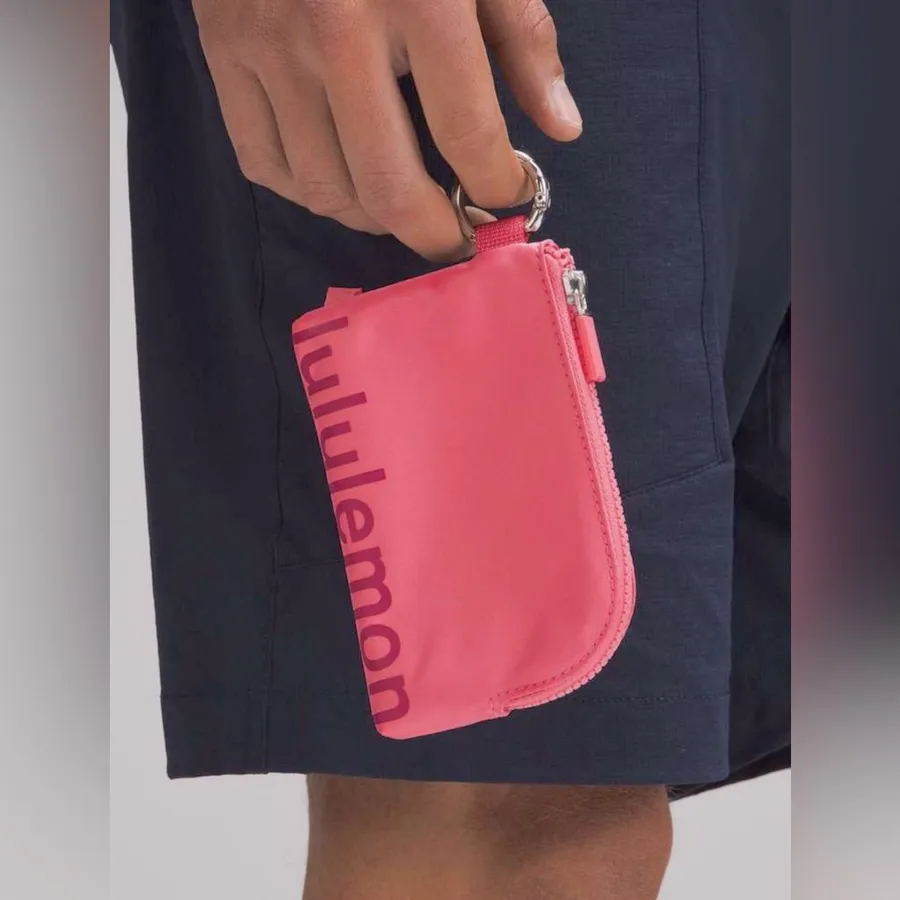 Lululemon Athletica Pink Zipper Pouch