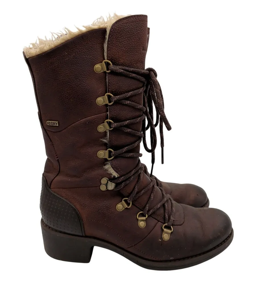 Merrell Chateau Tall J45848 Womens 9 Brown Waterproof Insulated Winter Boots