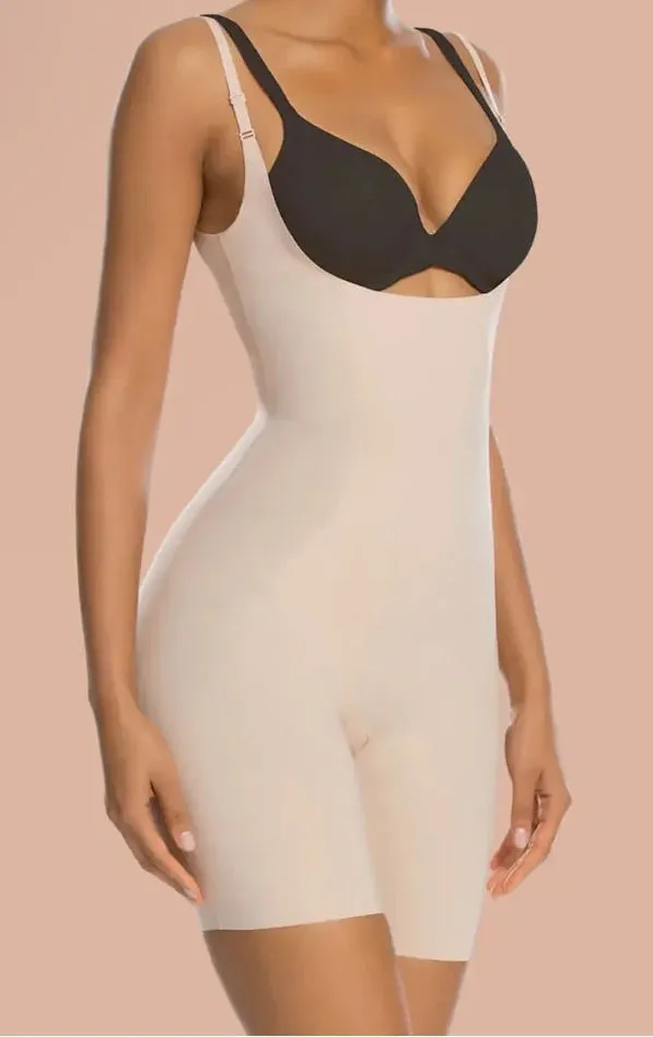 Seamless Beige Shapewear Bodysuit NWT Size L