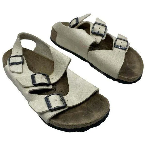 Unisex Birkenstock Alpro White Sandals Sz: EU 36