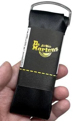 Dr. Martens Black Ribbon Shoe Boot Laces 8-10 Eye (140cm/55 Inches)
