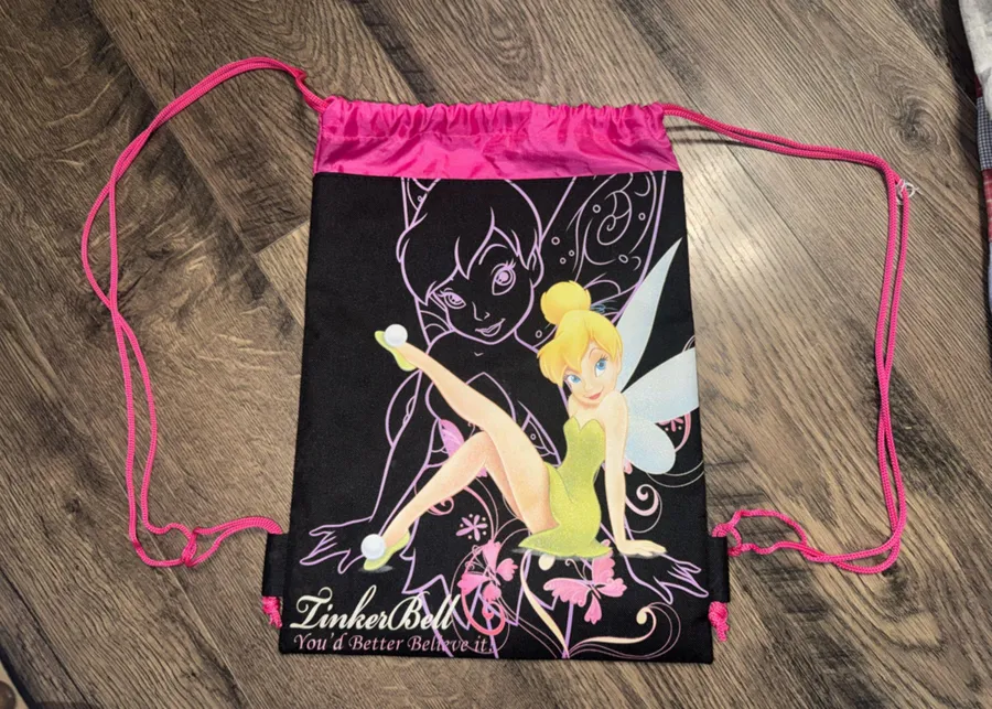 Tinkerbell Disney Vintage string back pack