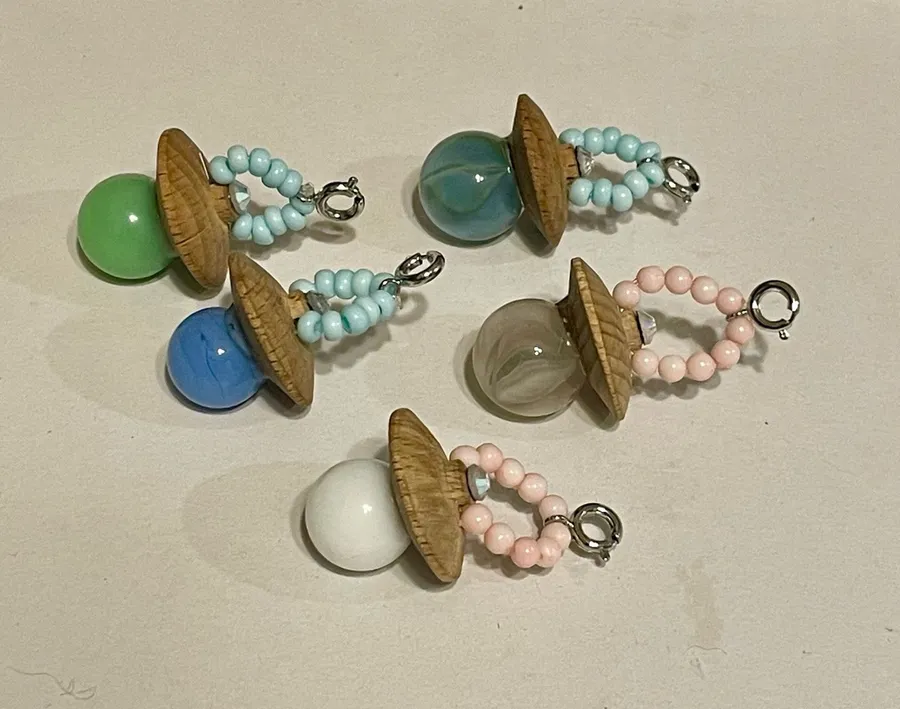 Handmade Pacifier Style Charms Multiple